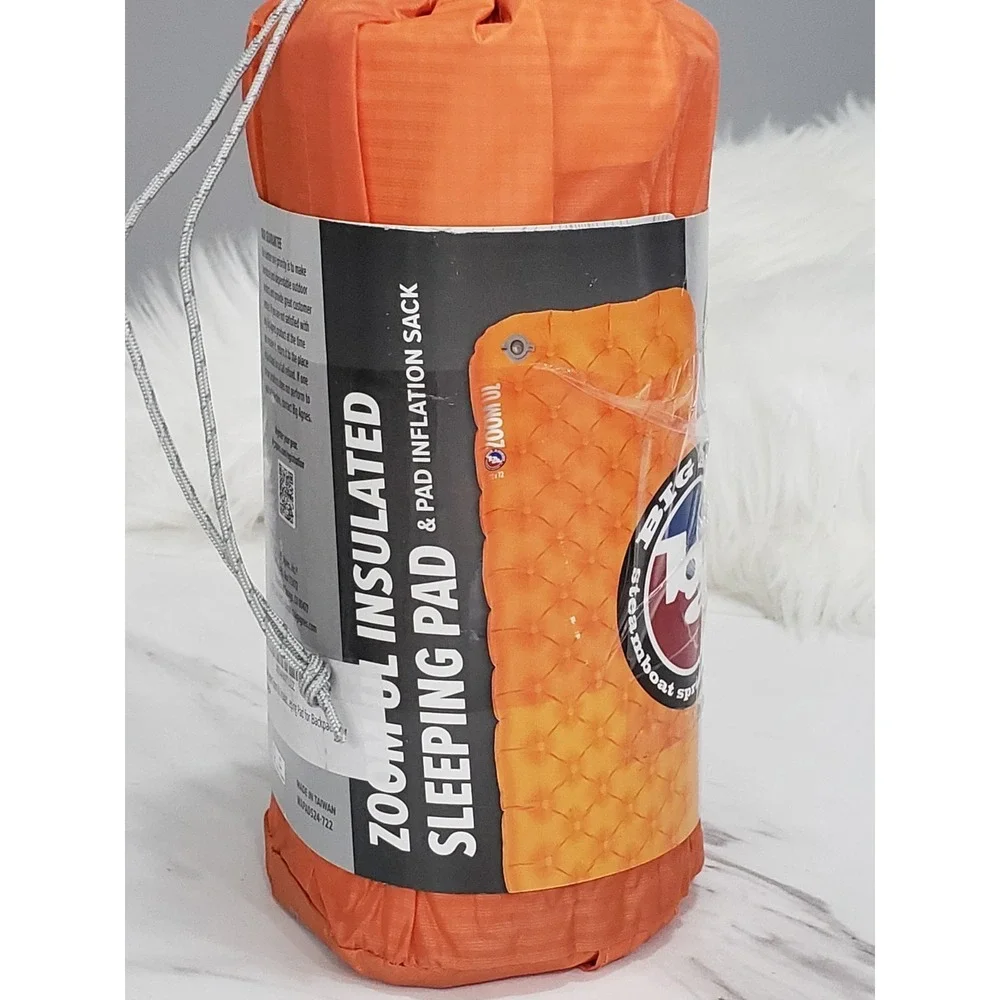 NEW‎ Big Agnes Zoom UL Insulated Sleeping Pad Amber Glow Size 25x72